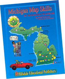 Michigan Map Skills and Information Workbook